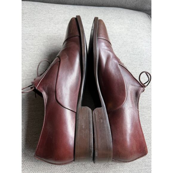 Bruno Magli Adriano Leather Cap Toes Oxford Shoe Men's 12 Brown Classic Elegant - Picture 5 of 11